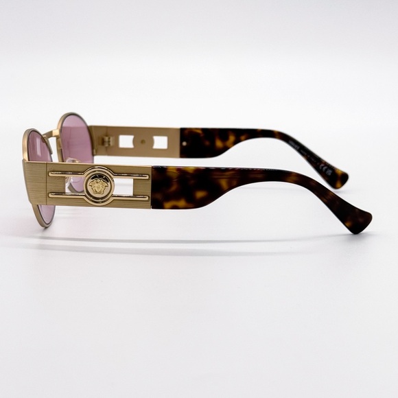 NEW VERSACE VE2264 1002/84 VERSACE DECO OVAL SUNGLASSES VE2264 100284 - Picture 7 of 12